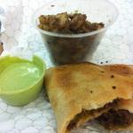 The Wholly Cow: a beef stuffed paratha