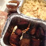 Burnt ends and mac...loaded up in fatty goodness!
